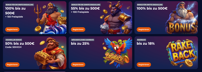 Nine Casino Boni